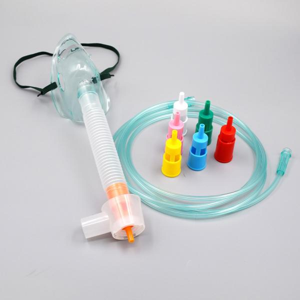 Quality Disposable 24% Venturi Breathing Oxygen Mask 7 Diluters Adjustable wholesale