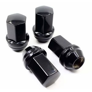 Wheel Nuts Gloss Black Lug Nuts 14 X 1.5mm conical seat 1.46''