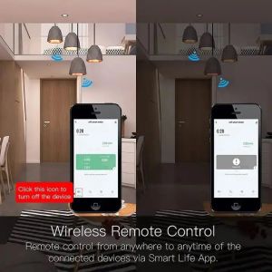 Glomarket Wifi Tuya/Smart Life App Remote Control Smart Circuit Protector Relay