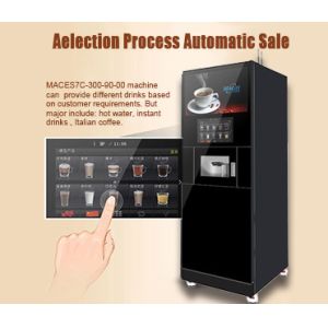 Professional Floor Standing Coffee Machine For Automatic Tea Coffee Vending