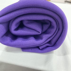 High quality waterproof 100% polyester elastic single-side knitted fabric