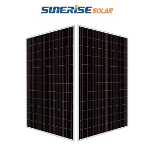 Tempered Glass 340W 72PCS Polycrystalline Solar Panel