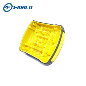 Injection Molding Parts, Precision Socket Panel, Yellow Parts