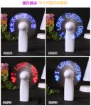 Mini Portable Handy Led Custom Message Battery Fan Programmable Led Display