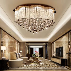 Vaulted Crystal ceiling lighting Lamp Fixtures for Indoor home Decoration (WH-CA