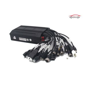 2TB SD HDD 8 Channels Record Manual Entry Digital Tachograph WiFi AHD 1080P MDVR