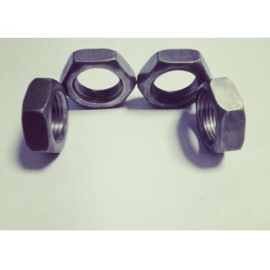 Cheap Coarse Thread Thin M18 Hexagon Nuts With Pitch 2.5mm , 8.5mm Thickness for sale