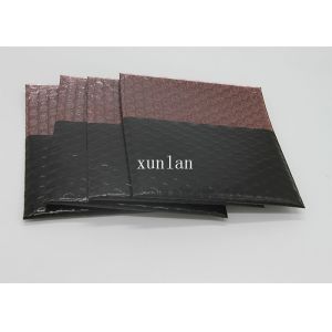Shiny ISO9001 Black Conductive Bag Two Layer 4x6 Black Metallic Bubble Mailers