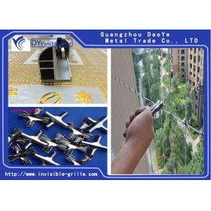 Install Fixed Frame Aluminum and Stainless Steel Wire for Window Invisible