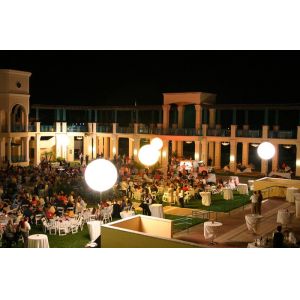 Crystal Moon Balloon Light LED 400 600 800w 120V/230V DMX512 Branding Options 1