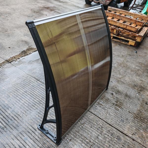 Quality Split Panel Polycarbonate Awning with Plastic Frame for Doors Windows wholesale