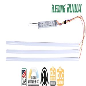 Cheap Easy Switch CCT 3500K-4000K-5000K LED Magnetic Retrofit Kit with Polycarbonate Lens for sale