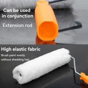 Custom Flower Wall Decoration Soft Rubber Wall Pattern Design Paint Roller Brush