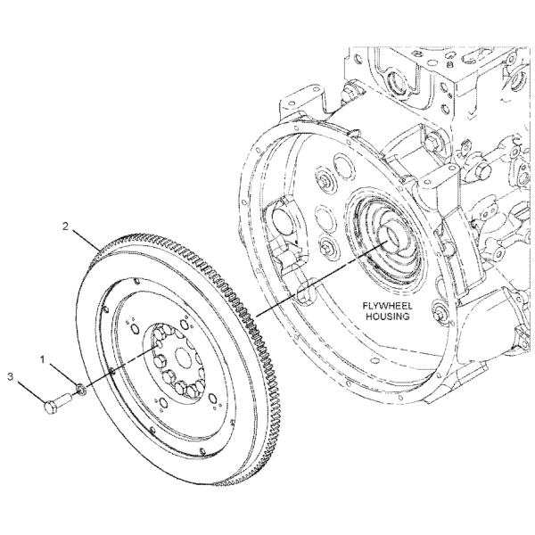 2770588 Starting Motor Gear Ring Excavator Engine Parts For C6.6 C7.1 320D2