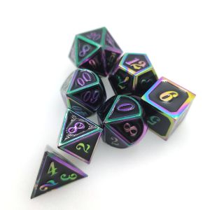 Dice Set Gold For Dungeons And Dragons Polyhedral Dazzling Practical Plating