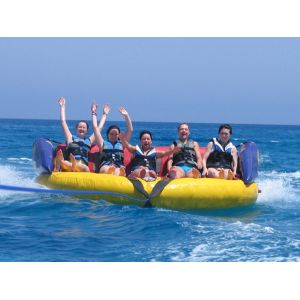 China Commercial Grade Inflatable Crazy UFO , Towable Inflatables Water Ski Tubes on sale