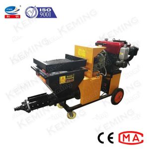 China Diesel Cement Mortar Plastering Machine 120m2/H Putty Spray Machine on sale