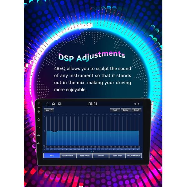 9" Android 12 10-Core 8+128G Car DVD Player Carplay Universal WIFI BT FM/AM 4G RDS DSP DVR Car Radio Pantalla Para auto