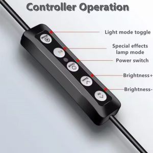 Toroidal Rgb Led Fill Light With 196leds Bead Quantity 11w 3000-6500k