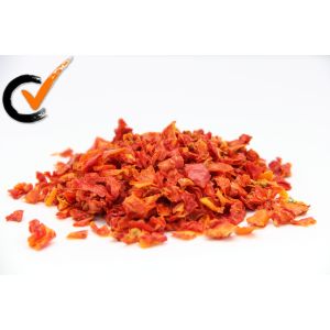 None Additives Organic Air Dried Tomatoes Splice For Home Bright Red Color