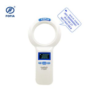 RFID Animal Microchip Scanner Reader FDX-B 134.2Khz Temperature Transponde