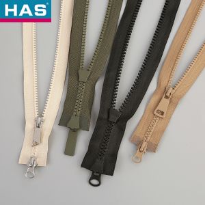 #5 Customizable Plastic Double-Ended Zipper For Clothing Or Luggage