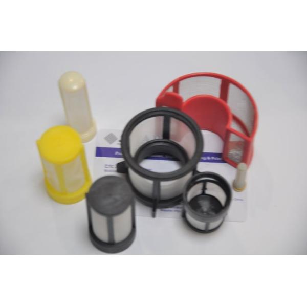 Synthetic Metallic Mesh Molded Plastic Filters Automotive Industry For Fuel Filtration