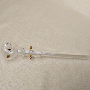 Mens Daily Use Glass Smoking Pipe High End Smart Looking OEM / ODM Available