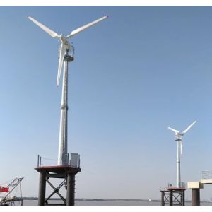 Rooftop High Efficiency Horizontal Wind Turbine Generator Solar Hybrid System