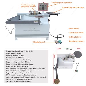 10.8m/min Panel Feed Speed CNC Edge Banding Machine for Small Size Wood Products