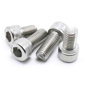Plain Din912 Stainless Steel A2-70 Round Flat Head Bolt Socket Head Cap Bolt M2 M4 M5 M8 M10 M12 M16