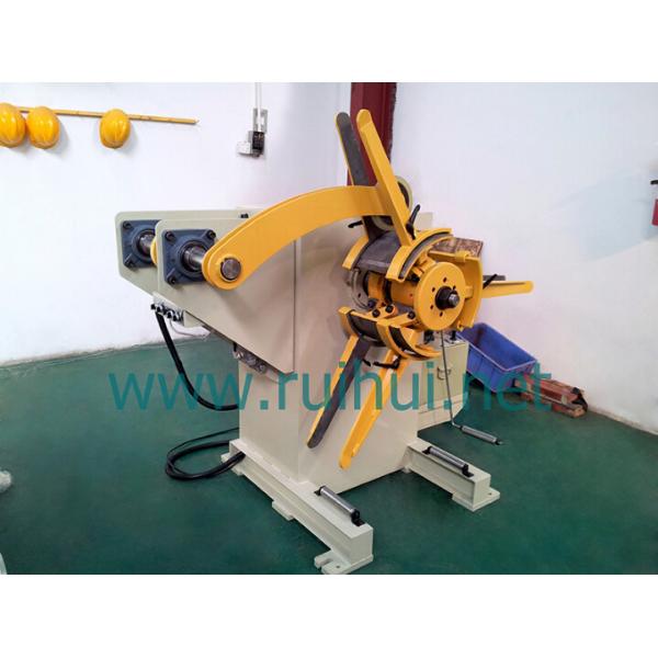 Manual Or Pneumatic Sheet Metal Decoiler Machine For Press Line