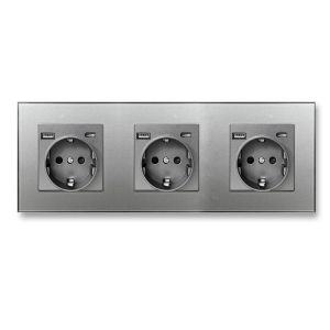 Round Box USB Port Electrical Wall Socket Usb C Wall Plug 50Hz 60Hz