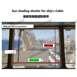 IMPA150721-Solar Shades Spring Roller Type,Boat cockpit shade roller blind