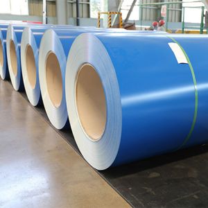 Cold Prepainted PPGI PPGL Galvanized Steel Coil Blue Color Zinc Coated 26 Gauge