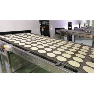 Auto - Proofing Pita Production Line With Gas Fuel Tunnel Oven , Pita Bread