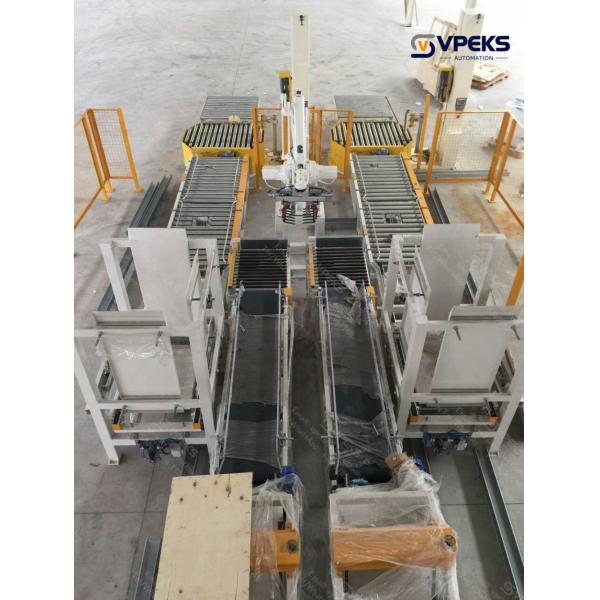 Efficient Transfer Palletizer Machine For Carton Plastic Cases