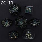 Customizable polyhedral dice set role-playing dice game RPG Dungeon and Dragon