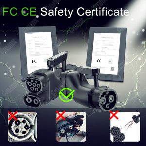 OLINK GB/T to CCS2 Charger 200kw Dc Gbt to Ccs2 Fast Ev Charger Adapter for Id4