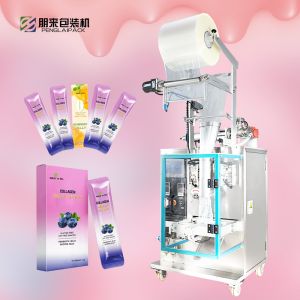 China Yogurt Filling Sealing Automatic Liquid Packaging Machine For Sauce Sachet on sale