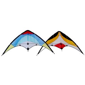 Cheap Dual Line Spring Fiberglass Frame Nylon Delta Shape Kite for sale