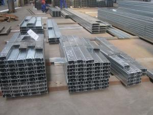 China C Z Profile Wall And Roof Galvanised Steel Purlins With Accurate Dimension on sale