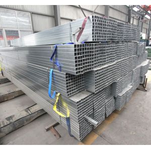 ASTM A36 Pipe RHS Galvanized Steel Tube 40x80mm Gi Rectangular Pipe