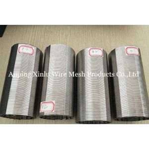 6-5/8" Continuous Slot Water Well Vee Wire Screen Polishing For Sand Control