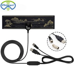 Active Free High Gain Digital Tv Antenna DVB-T ATSC ISDB 860MHz 20dBi