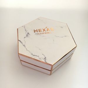 Hexagonal Rigid Gift Box With Wo-Piece Structure: Custom Premium Gift Box For
