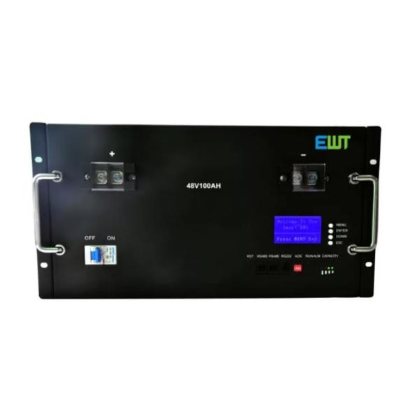 Quality 48V 200Ah Lithium Iron Phosphate Battery Pack for Telecommunication Station Back up Power Solution LiFePO4 Cathode Materials wholesale