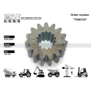 View Image HD250-7 Excavator Travel Sun Gear Robust Steel Construction for Smooth and Precise Swinging