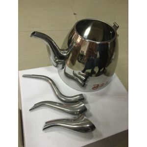 Pour Over Gooseneck Electric Tea Kettle One Button Operate With Indicator Light