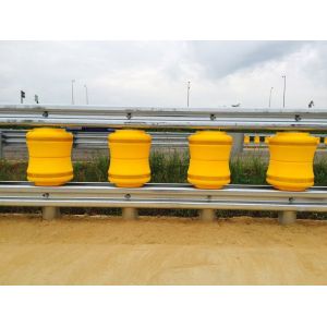 Cheap Orange Road Rotating Guardrail Anti Collision For Dangerous Road Sections for sale